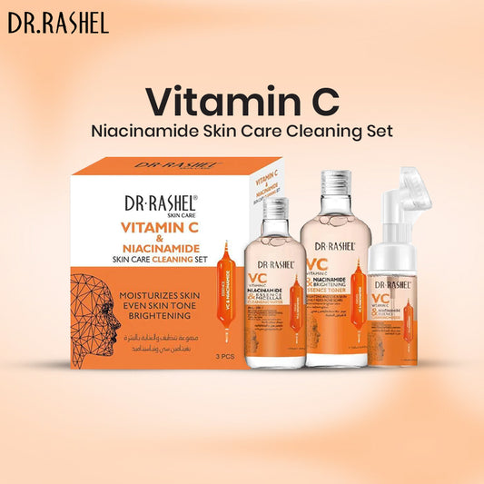 VC & Niacinamide brightening skin care cleansing set