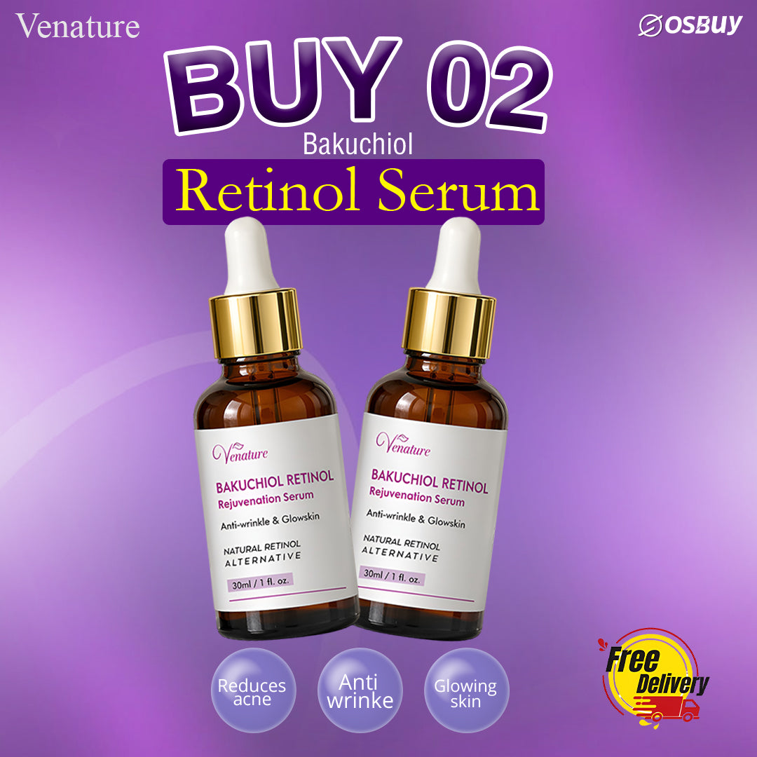 Buy 2: Venature Bakuchiol Retinol Rejuvenation Serum