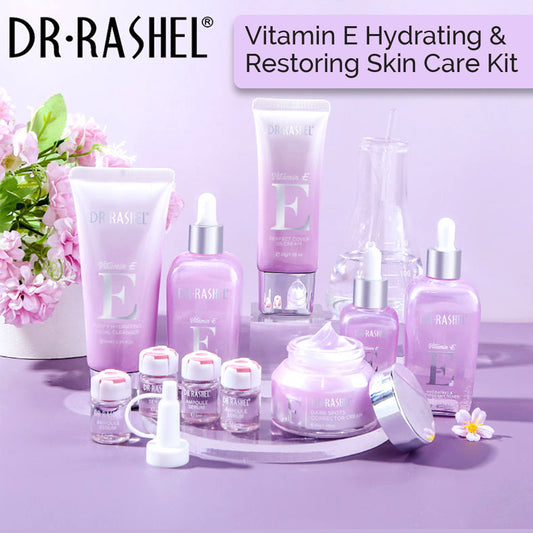 Vitamin E hydrating & restoring skin care kit