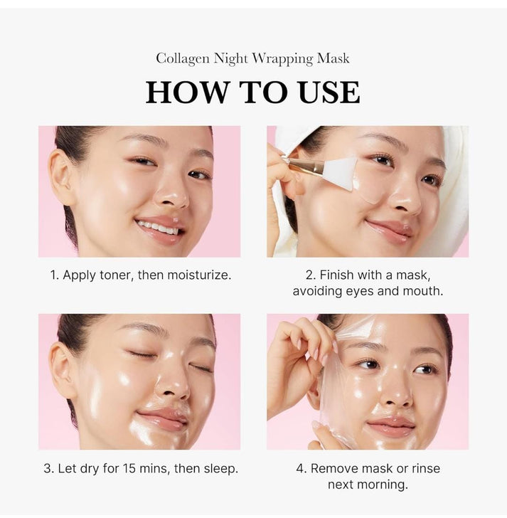 MEDICUBE COLLAGEN NIGHT WRAPPING MASK – 75ml