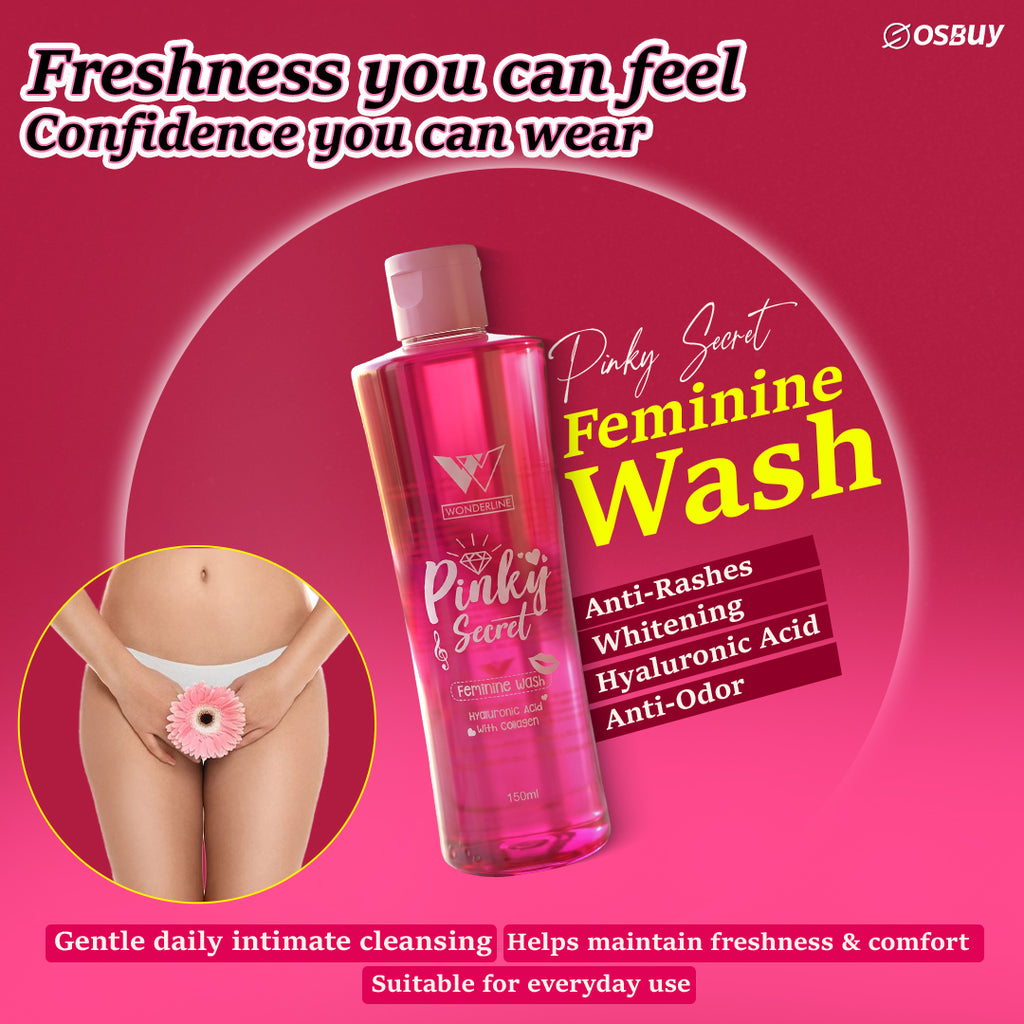 Wonderline Pinky Secret Feminine Wash - 150ml