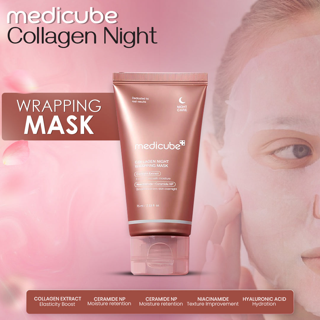 MEDICUBE COLLAGEN NIGHT WRAPPING MASK – 75ml