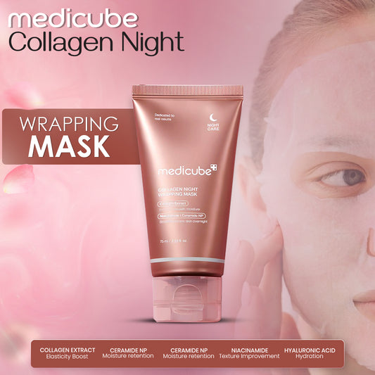 MEDICUBE COLLAGEN NIGHT WRAPPING MASK – 75ml