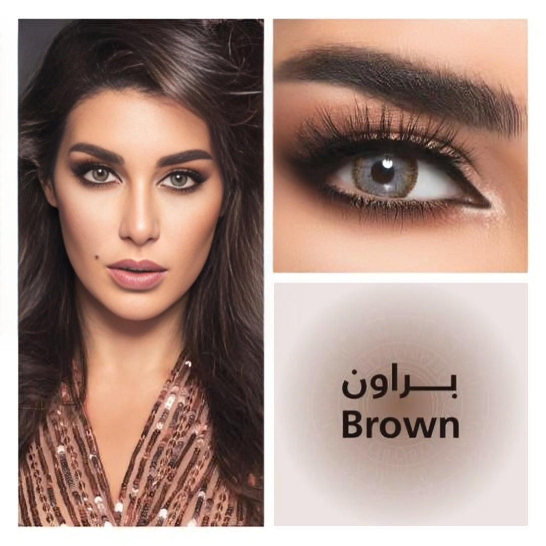 LensmeMonthly Color Contact Lenses - Brown