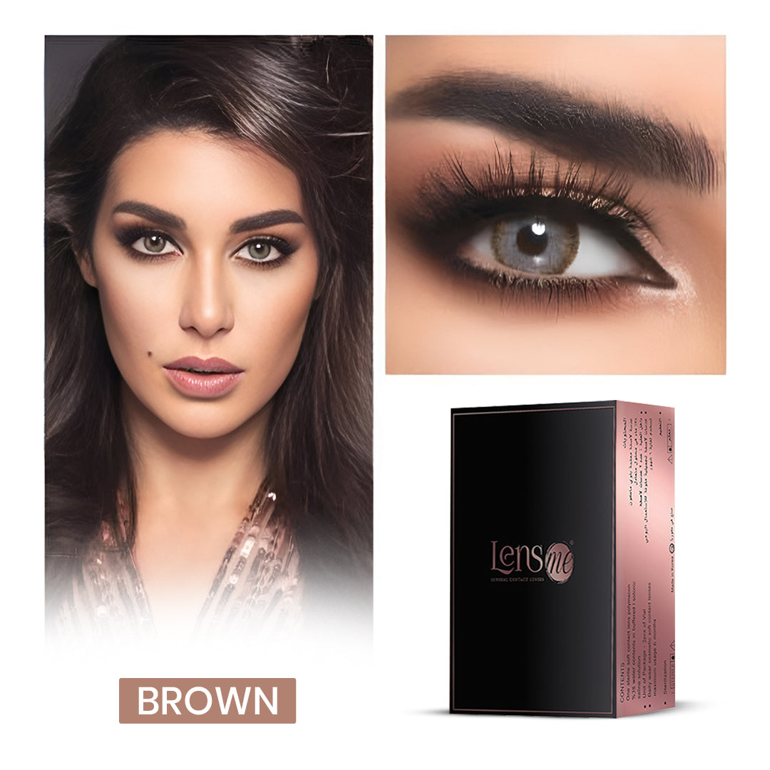 LensmeMonthly Color Contact Lenses - Brown