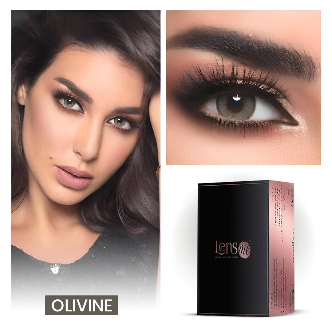 Lensme Monthly Color Contact Lenses - Olivine