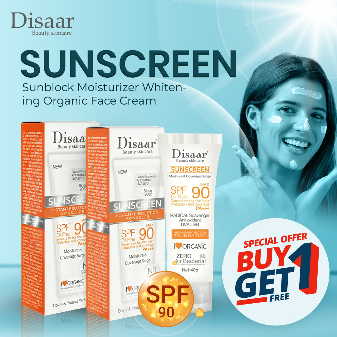 Disaar SPF 90 Face Sunscreen – Double Pack (2 x 40g)