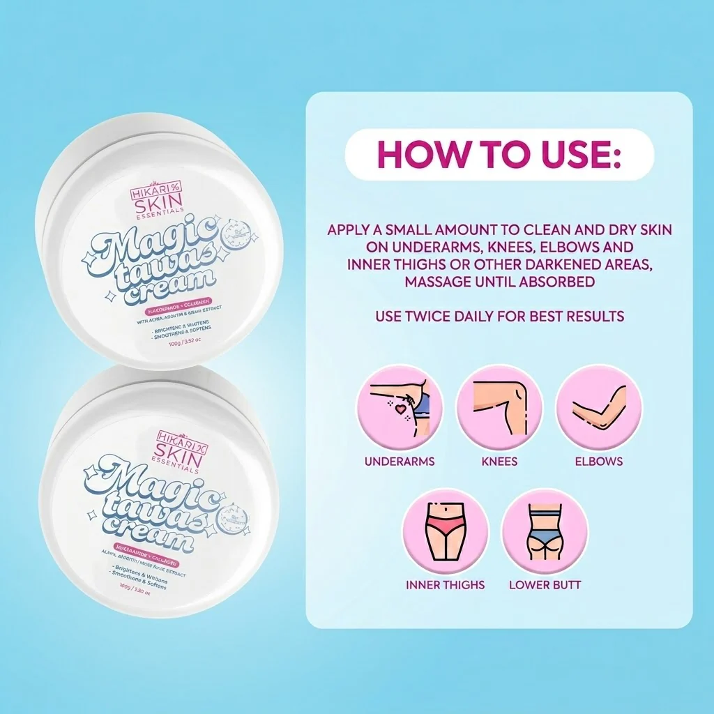 Hikari Skin Essentials Magic Tawas Cream 10g
