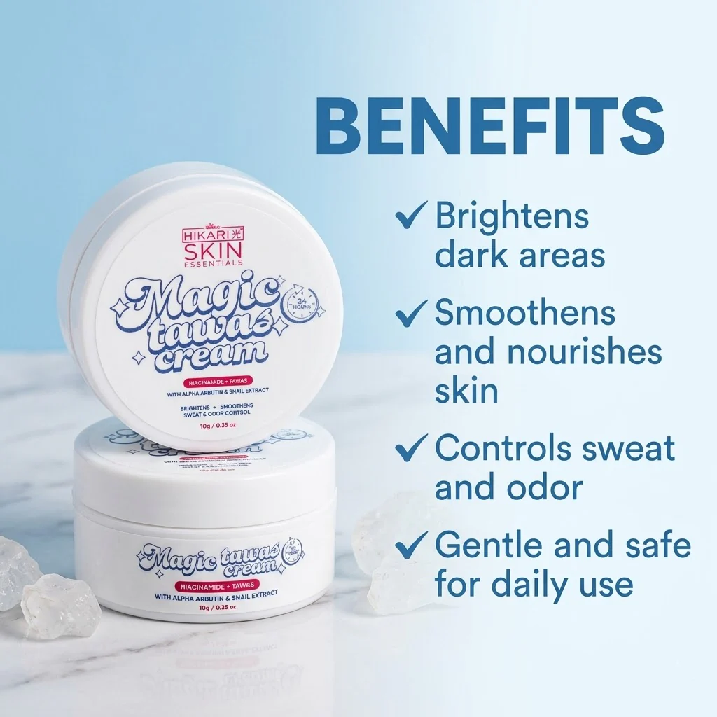 Hikari Skin Essentials Magic Tawas Cream 10g