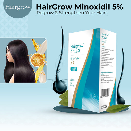 HairGrow Minoxidil 5% – Regrow & Strengthen Your Hair!