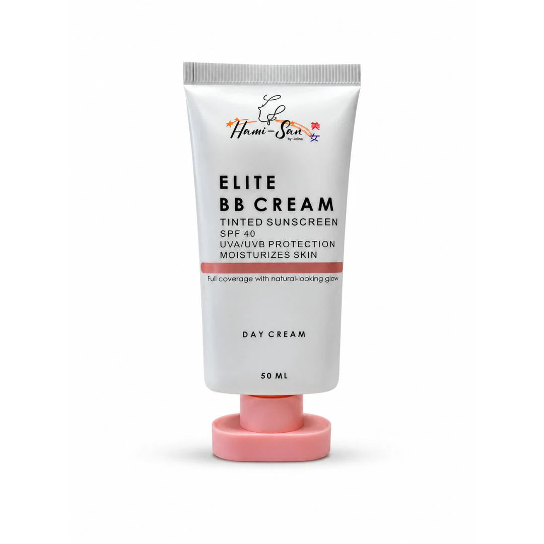 Elite BB Cream SPF40 (50ml) Tinted Sunscreen with UVA/UVB Protection, Hydrating Coverage & Lightweight Daily Skin Care System