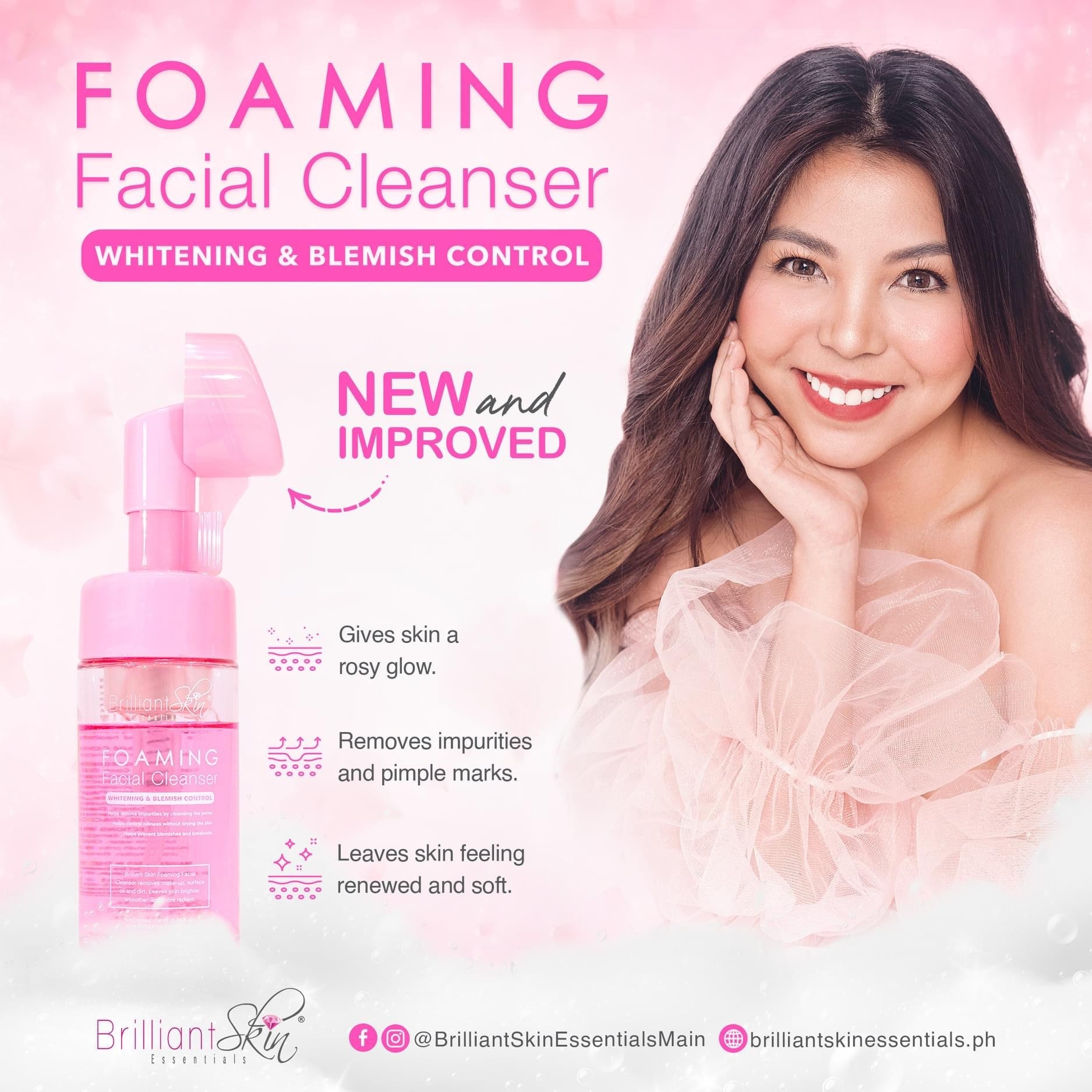 Brilliant Skin Essentials Foaming Facial Cleanser 100ml