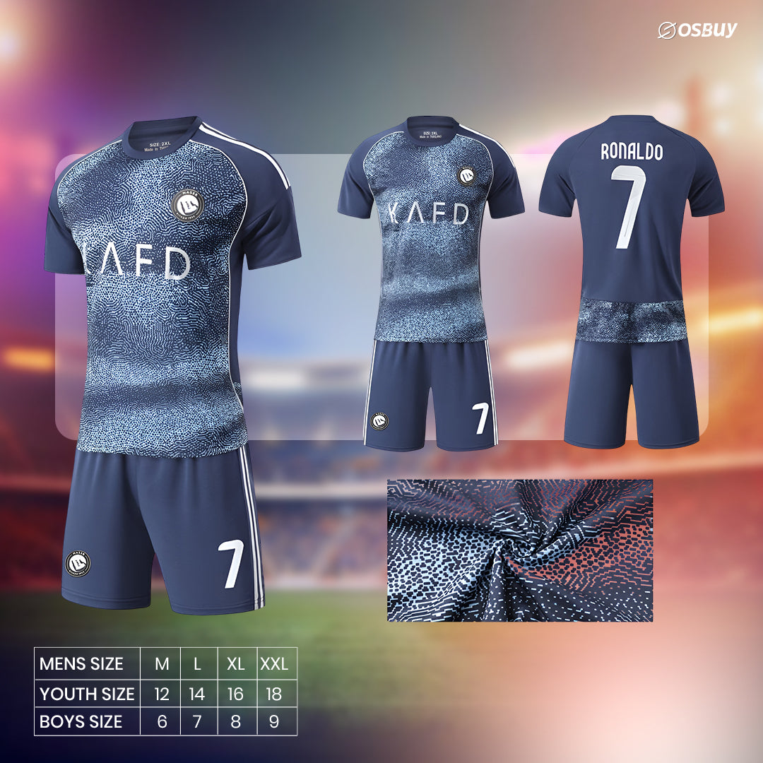 Al Nassr Away Jersey 25/26 Kids - Ronaldo 7