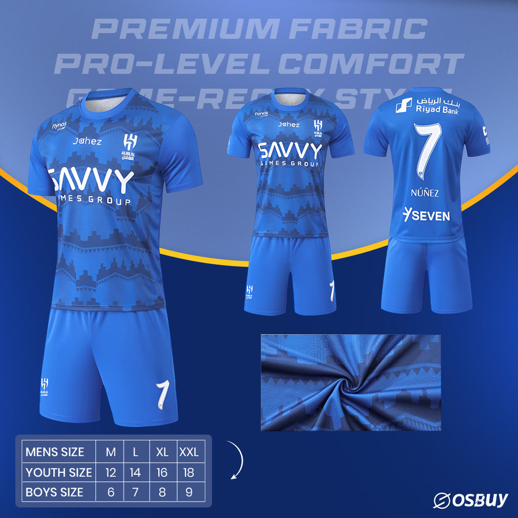 Official Al-Hilal 2025/2026 Home Jersey