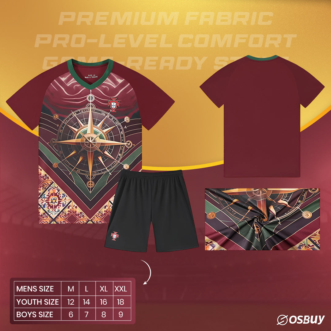 Portugal National Team 2024 Concept Kit (Shorts) Fan Version