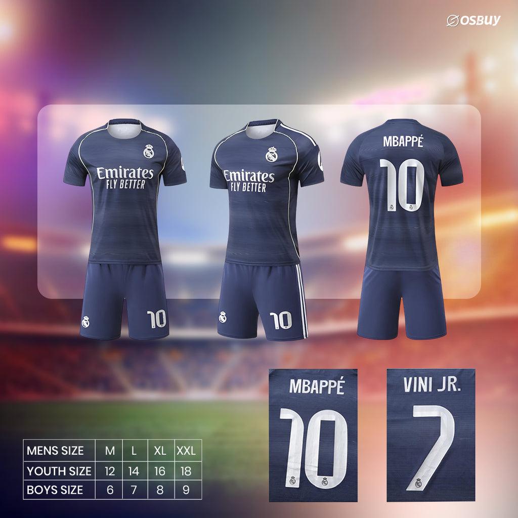 Real Away Football Jersey New 2025