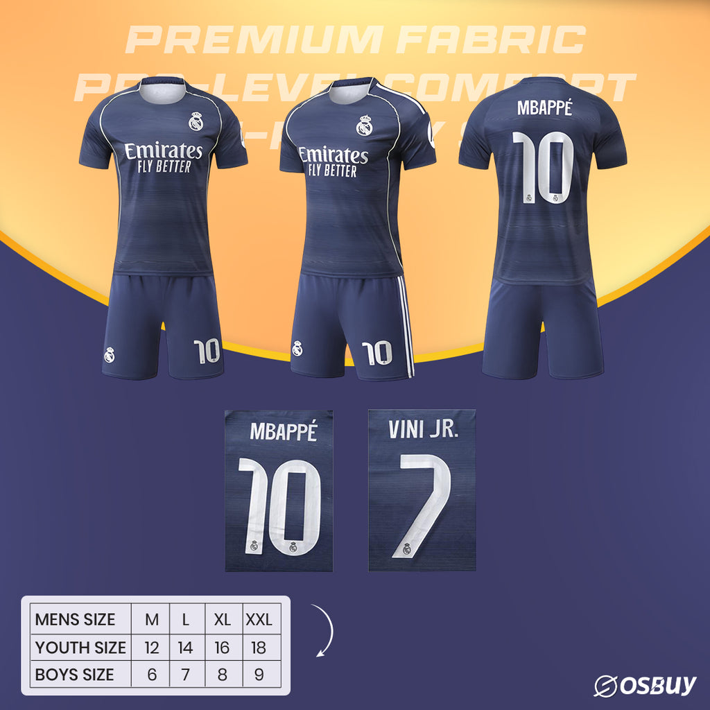 Real Away Football Jersey New 2025