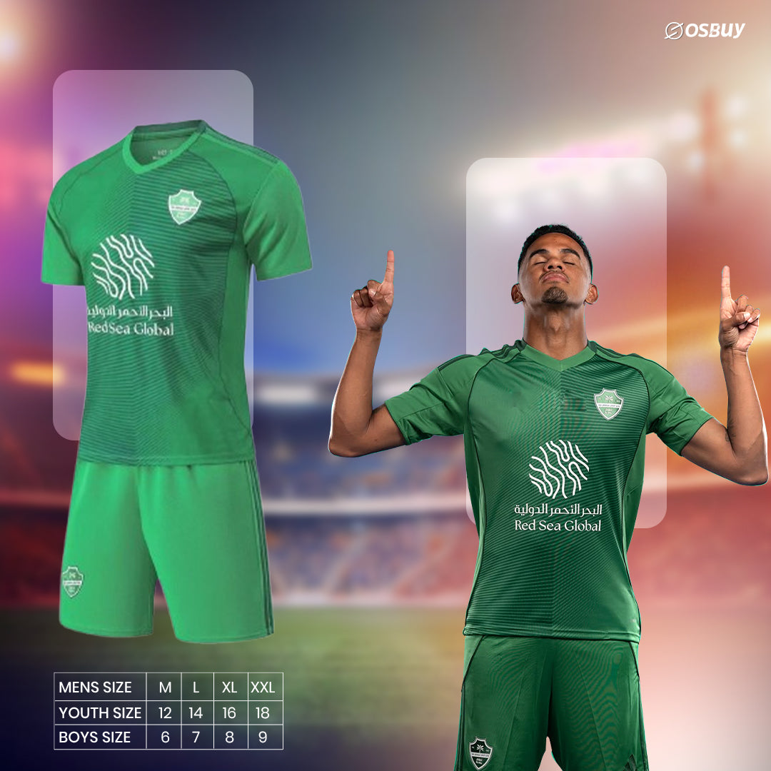 Al Ahli 25/26 Youth Home Jersey Green