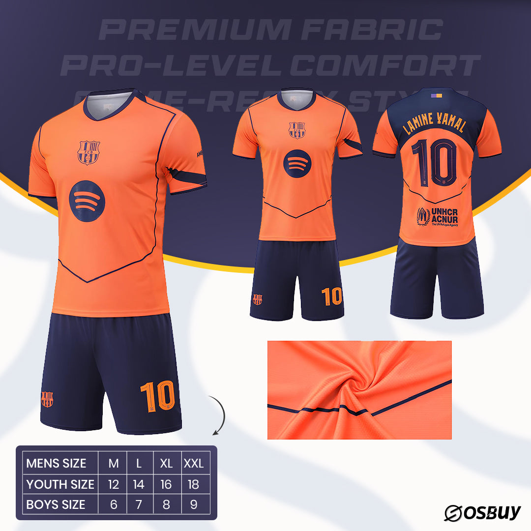Barcelona Nike Third Stadium Shirt 2025-26 - Kids with Lamine Yamal 10 Cup printing