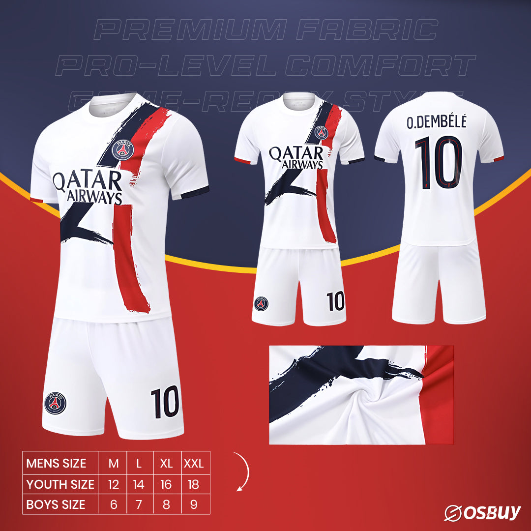 Paris Saint-Germain 2024/25 Stadium Away Men's Nike Dri-FIT Football Replica Shirt