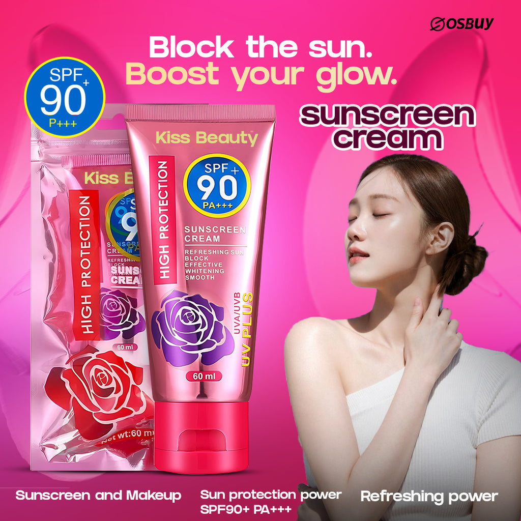 Kiss Beauty Sunscreen Cream SPF 90+ PA+++ - 60ml