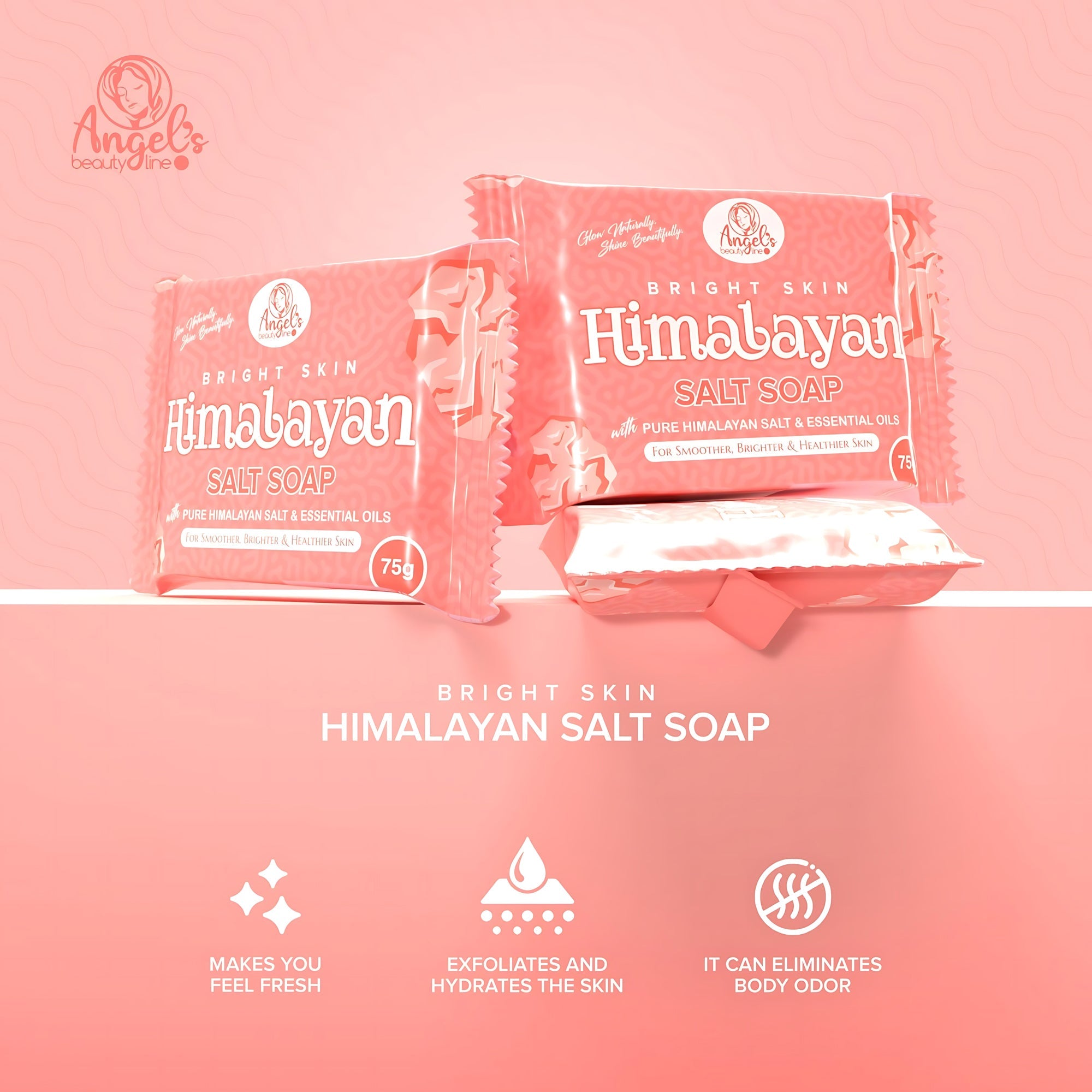 Angel’s Beautyline Bright Skin Himalayan Salt Soap – 75g