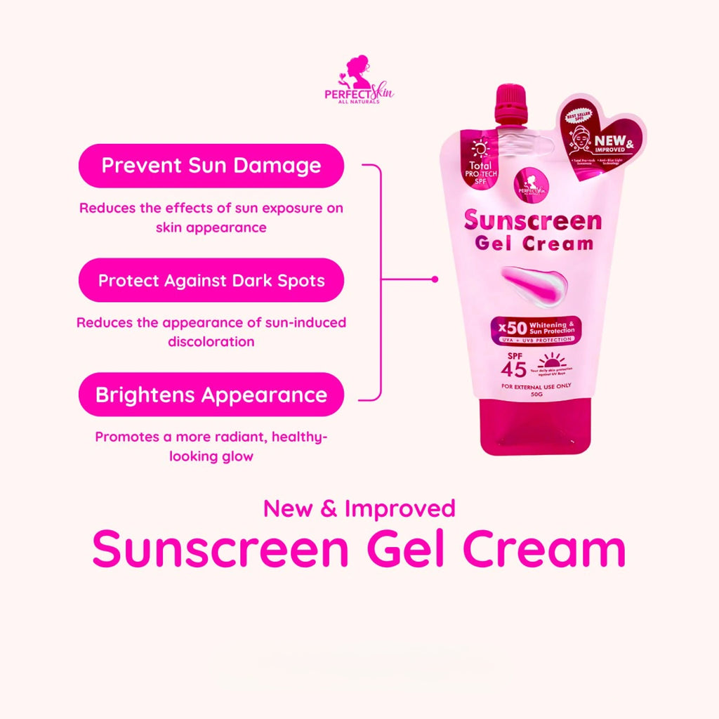 PerfectSkin Sunscreen Gel Cream SPF45 (50g)