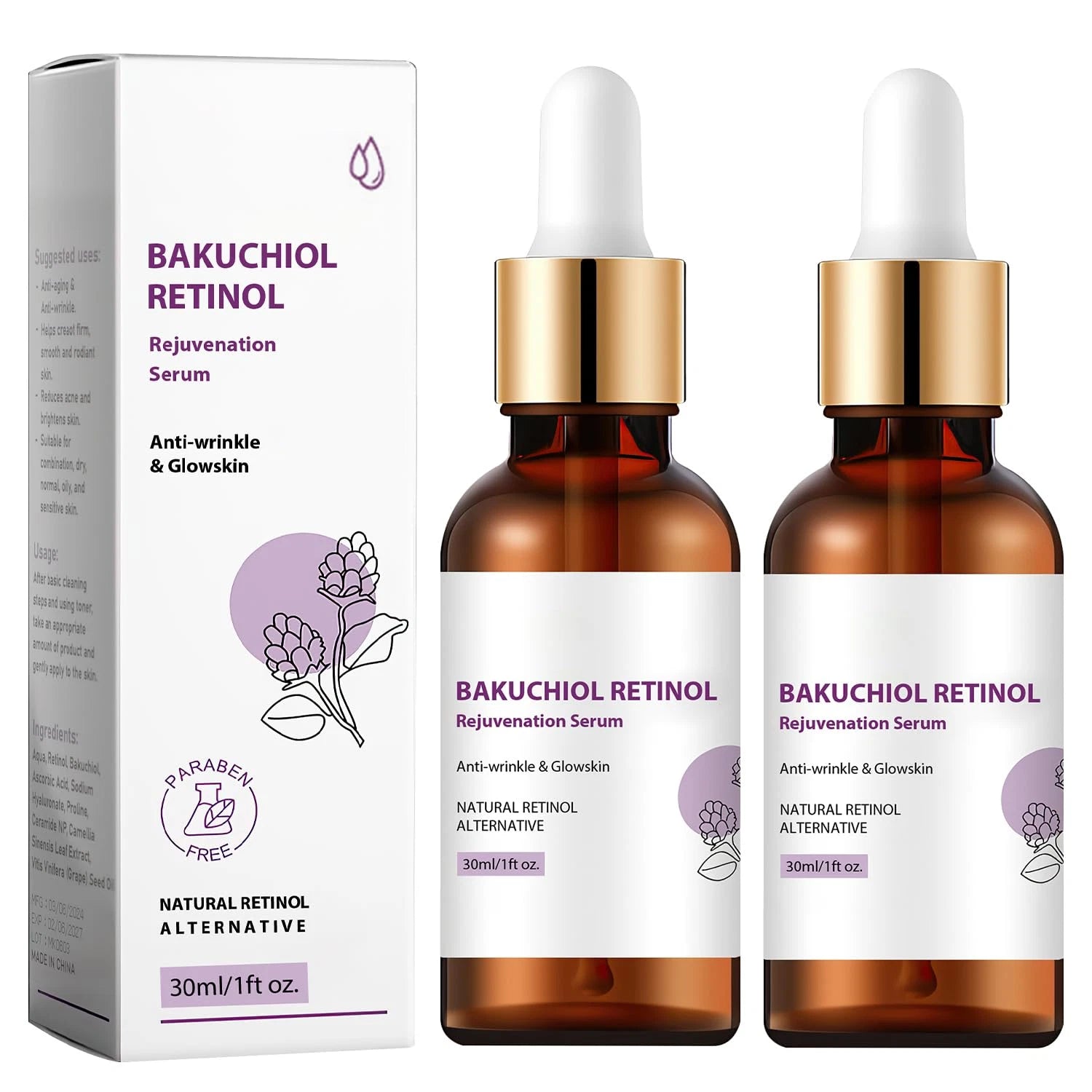 Buy 2: Venature Bakuchiol Retinol Rejuvenation Serum