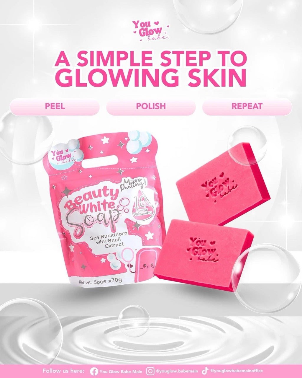 Beauty White Soap by You Glow Babe x 70g