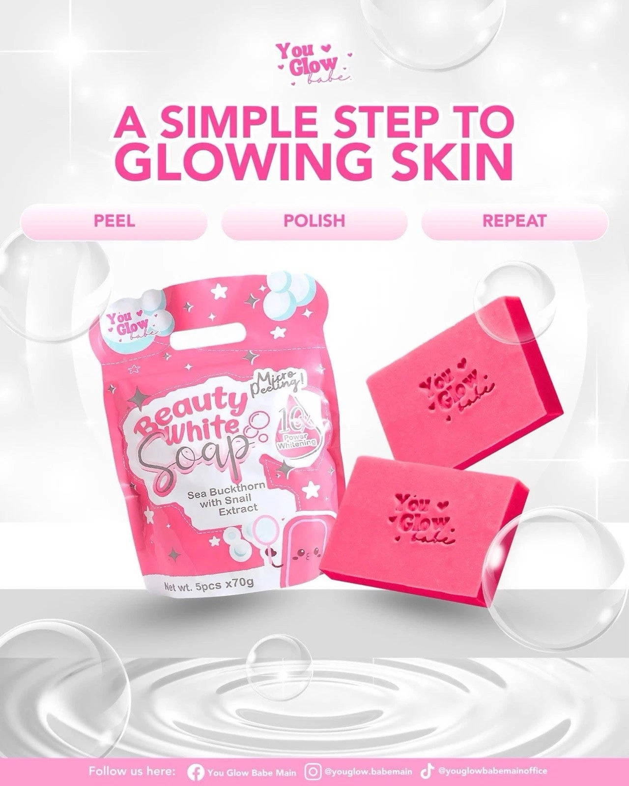 Beauty White Soap by You Glow Babe x 70g