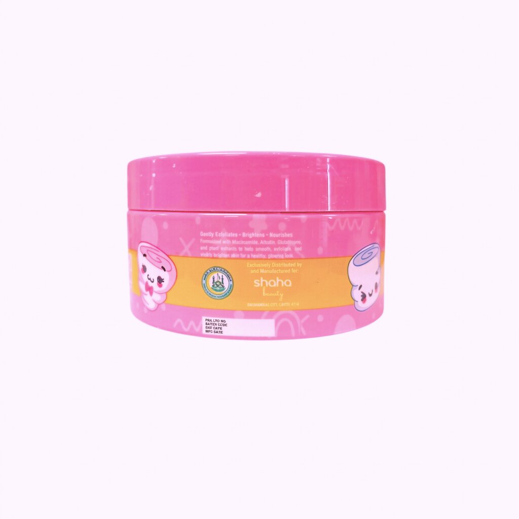 Shaha Beauty Hakuji Gluta Marshmallow Whipped Bleaching Cream 200ml – Luxurious Whipped Body Cream with Glutathione | Marshmallow Scented Skin Conditioning & Radiance Body Care
