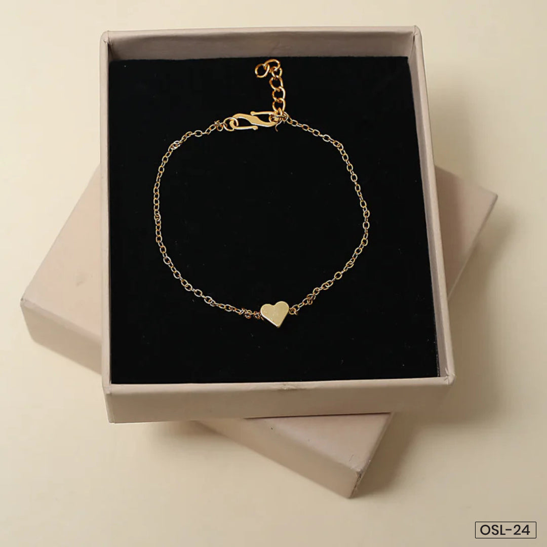 Palmer Gold-Tone Love Bracelet with Pearl Accent (Korean Design)-OSL-24