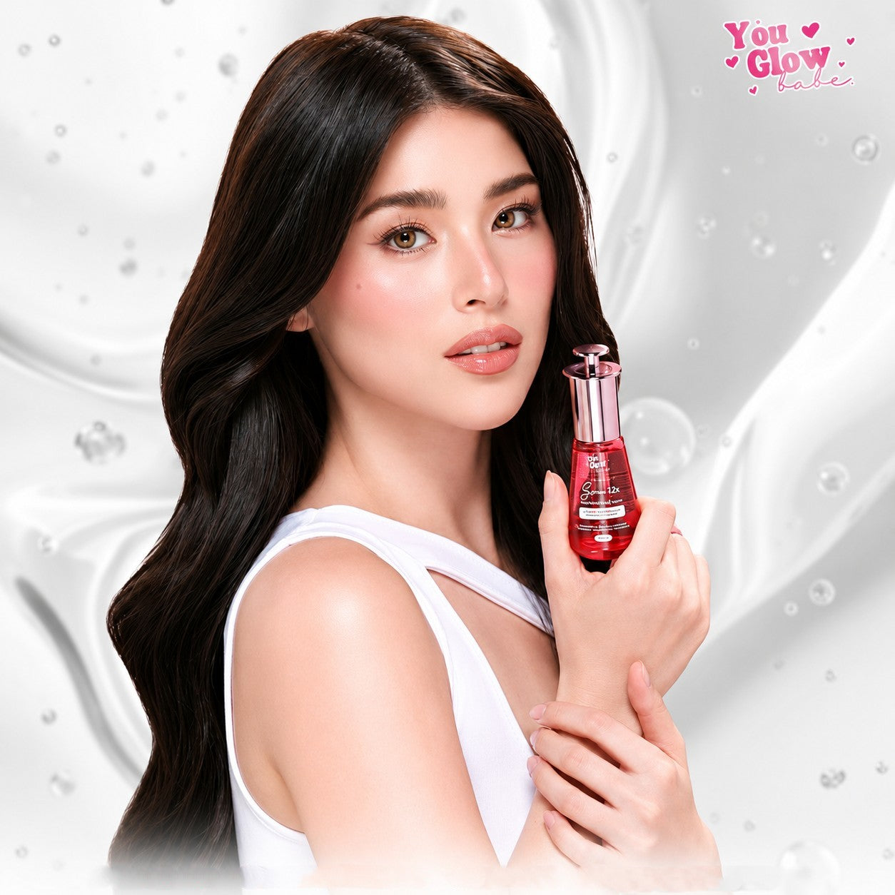 You Glow Babe Serum 12X Skin Perfecting Serum 30mL | Niacinamide, Ceramides, Hyaluronic Acid & Vitamin E Facial Serum