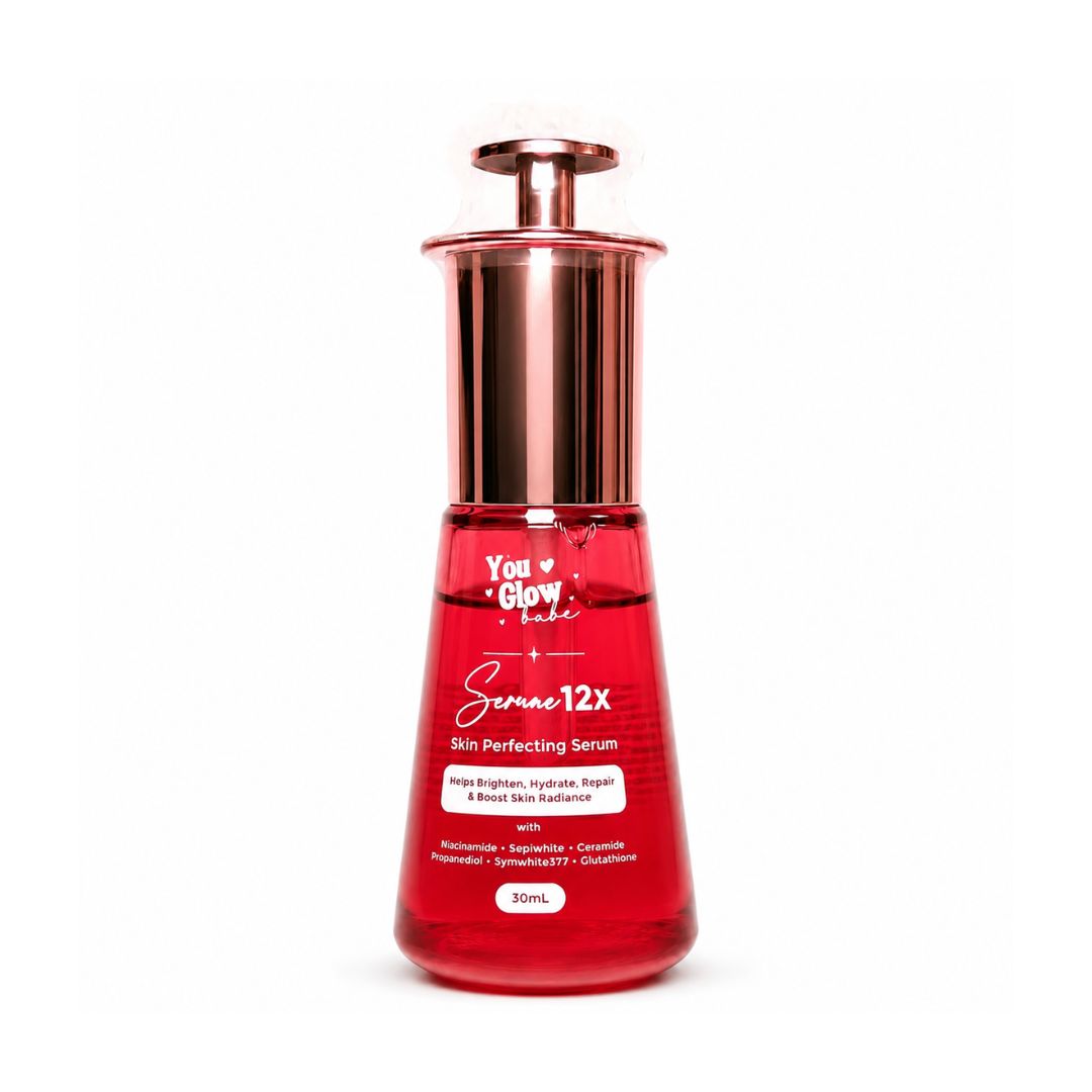 You Glow Babe Serum 12X Skin Perfecting Serum 30mL | Niacinamide, Ceramides, Hyaluronic Acid & Vitamin E Facial Serum